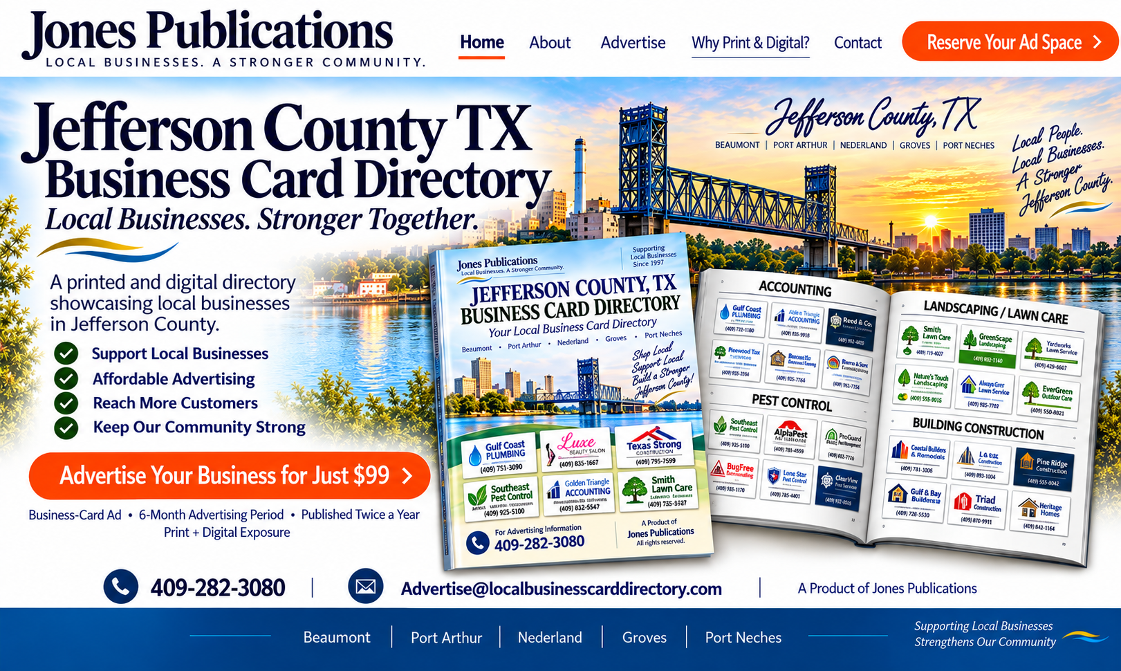 Jefferson County TX Business Card Directory